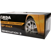 RDA GP MAX REAR BRAKE PADS for Ford Falcon BF 6 Cyl XR6 10/2005-4/2008 RDB1376