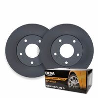 REAR DISC BRAKE ROTORS+ PADS & H/B SHOES for Holden Commodore VR VS IRS 93-1997