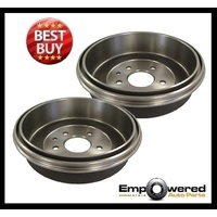 RDA REAR BRAKE DRUM PAIR WITH FOR FORD FESTIVA WA 10/1991-1994