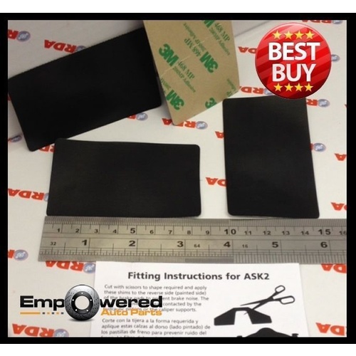 EBC Anti Squeal Shims for DISC BRAKE ROTORS Small 85mm shim kit for