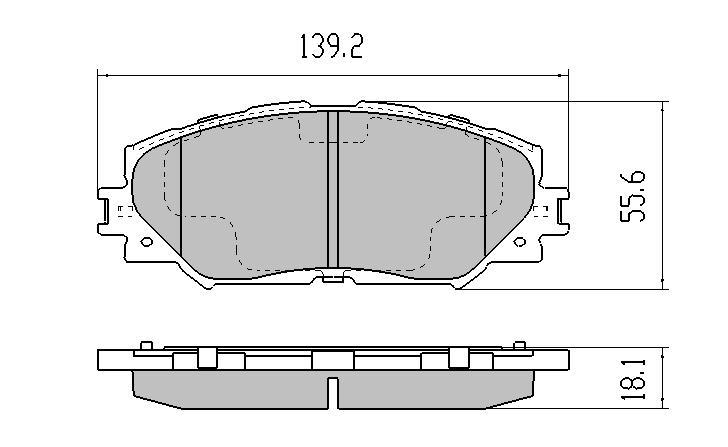 Tora Front Disc Brake Rotors 2-Pack – For Toyota Corolla ZRE152, ZRE153, ZRE182 (2007-2017)