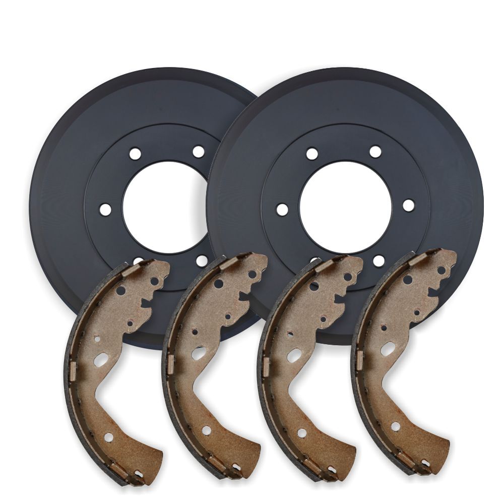 RDA REAR BRAKE DRUMS + BRAKE SHOES for Jeep Wrangler TJ 1998-2006 RDA6664