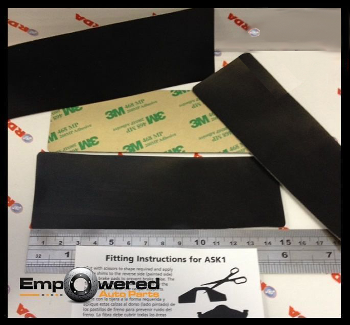 Brake Pads EBC ANTI SQUEAL SELF ADHESIVE BRAKE PAD SHIMS NOISE