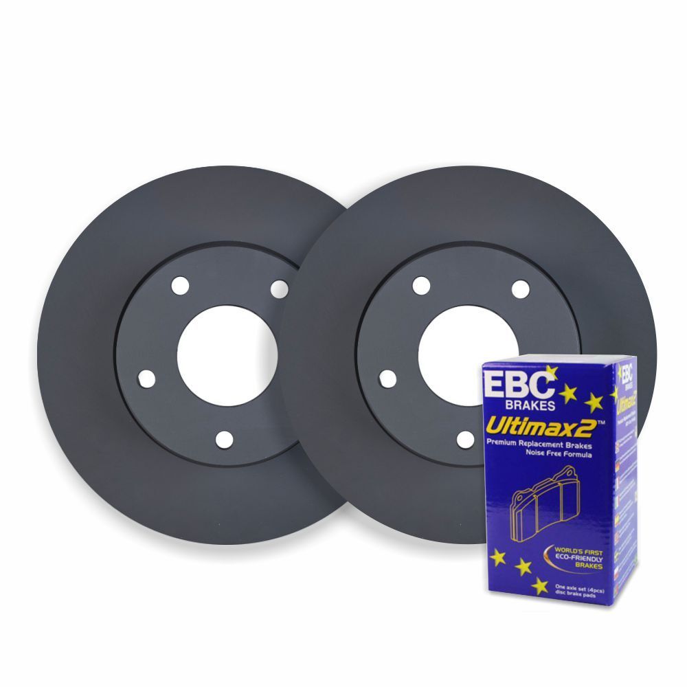 FRONT DISC BRAKE ROTORS + PADS for Jeep Wrangler III JK   2008-2016  RDA8369