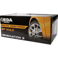 RDA GP MAX REAR BRAKE PADS FOR HOLDEN CRUZE JG JH 8/2009 ON RDB2069