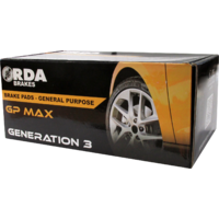 RDA GP MAX REAR DISC ROTOR BRAKE PADS FOR KIA SPORTAGE KM 1/2010 ONWARDS RDB2090