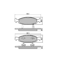 RDA EXTREME FRONT BRAKE PADS for JEEP WJ WG GRAND CHEROKEE  *ATE 99-2005 RDX1978