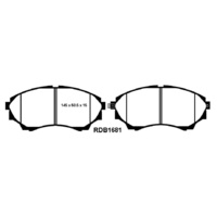 RDA EXTREME FRONT BRAKE PADS FORD RANGER PJ,PK 2.5 3.0 4WD 2006-2012 RDX1681