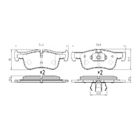 EBC ULTIMAX BRAKES FRONT BRAKE PADS for BMW F20 116i 1.6T 2011-2015 DPX2143