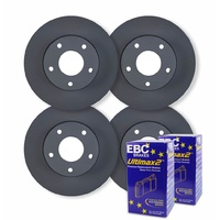 FULL SET DISC BRAKE ROTORS + PADS for BMW X3 E83 2.0TD 2.5L 3.0L 11/2003-2/2011