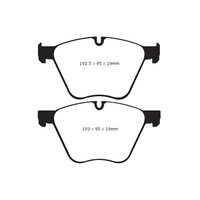 EBC YELLOW STUFF FRONT BRAKE PADS FOR BMW X6 E71 E72 M50D 280KW 8/2011-6/2014