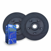 REAR RDA DISC BRAKE ROTORS & EBC PADS FOR RENAULT MEGANE X84 2.0L SPORT CUP 2/2006-7/2010