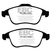 EBC YELLOW STUFF FRONT BRAKE PADS for Renault Clio RS200 147Kw 2013-2017 DP42024
