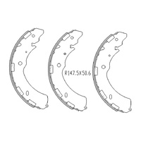 RDA REAR DRUM BRAKE SHOES for Mitsubishi Triton ML MN MQ 2WD/4WD 10/2005 on