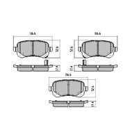 RDA EXTREME REAR BRAKE PADS FOR CHRYSLER GRAND VOYAGER RT 2.8TD 3.8L 2008-6/2010