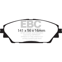 EBC ULTIMAX FRONT BRAKE PADS FOR MAZDA 3 BM BN 2.0L 2.5L 2014 ONWARDS DPX2185