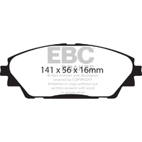 EBC ULTIMAX FRONT BRAKE PADS for Mazda 3 BM BN 2.0L 2.5L 2014 Onwards DPX2185