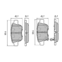 thumbnail image 2 of Front Brake Pads And Disc Rotors Set For Toyota Estima MCR40 (06/2003-2006) - Horsepower 2 of 4