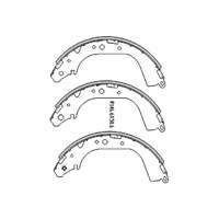 RDA REAR BRAKE SHOES FOR TOYOTA HILUX 4WD LN164 172 190 8/1997-4/2005 R1660
