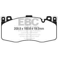 EBC YELLOW STUFF BRAKE PADS for BMW F85 X5M F86 X6M 4/2015-9/2018 - DP42370R