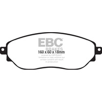 EBC ULTIMAX FRONT BRAKE PADS FOR RENAULT TRAFIC X82 1.6TD 4/2015-5/2017 DPX2226