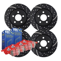 FULL SET DISC BRAKE ROTORS + PADS for Ford Focus LV 2.0L 107Kw FWD 4/2009-6/2011