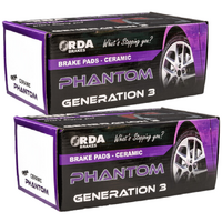 FULL SET RDA PHANTOM CERAMIC BRAKE PADS FOR HOLDEN COMMODORE VT VX VY VZ 97-2006
