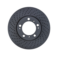 RDA DRILLED FRONT DISC BRAKE ROTORS FOR PORSCHE BOXSTER S 3.2L 3.4L 2003-2006