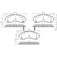 RDA EXTREME H/D FRONT DISC BRAKE PADS FOR HOLDEN COLORADO 2017 ONWARDS RDX2380