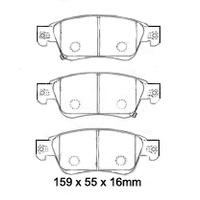 EBC REDSTUFF FRONT BRAKE PADS for NISSAN Nissan Skyline CV36 370GT/GTP 2007-2008