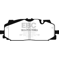 EBC YELLOW STUFF FRONT BRAKE PADS FOR AUDI SQ5 FYB 3.0TFSI 7/2017 ON DP42277R
