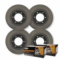 FULL SET DISC BRAKE ROTORS + PADS for BMW E46 318i 320i 2.0L 1998-2007