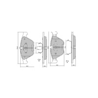 FULL SET RDA EXTREME HD BRAKE PADS for BMW E63 650i 2/2005-7/2007