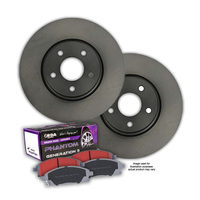 FRONT DISC BRAKE ROTORS + PADS for Mercedes Benz W108/W109 250 280S SE 1965-1968