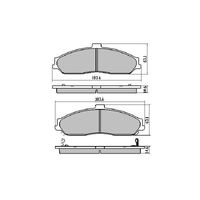 EBC YELLOWSTUFF FRONT BRAKE PADS for Holden Commodore VZ SS 2005-2006-DP41162