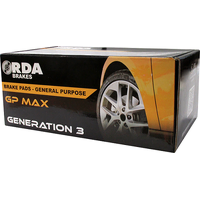 RDA GP MAX FRONT BRAKE PADS FOR VW PASSAT V R36 3.6L 220KW 4/2007-11/2010