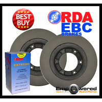 FRONT DISC BRAKE ROTORS + PADS for Iveco Daily 65C18 3.0TD 2007-2013 RDA8226