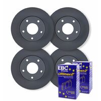 FULL SET DISC BRAKE ROTORS + PADS FOR NISSAN DUALIS J10 2 + AWD 10/2007-1/2016