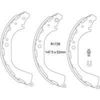 RDA REAR BRAKE DRUM SHOES for Nissan Pathfinder R50 3.3L V6 9/1995-12/2004 R1726