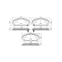 EBC ULTIMAX FRONT DISC BRAKE PAD FOR HONDA ACCORD EURO CU 2.4L - DP1999
