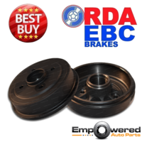 RDA REAR BRAKE DRUMS FOR NISSAN CUBE Z11 1.4L HATCH 10/2002-11/2008 RDA6810 PAIR