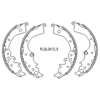 RDA REAR DRUM BRAKE SHOES for Toyota HIACE RDH TRH Series 4/2005 onwards R1996