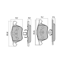EBC ULTIMAX PREMIUM BRAKE PAD FOR FORD FOCUS XR5 6/2008-6/2011 DP1574