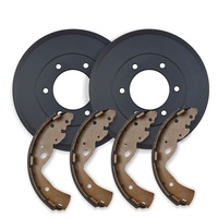 RDA REAR BRAKE DRUMS + BRAKE SHOES FOR FORD LASER KF TO KH *HUB TYPE* 1989-8/1991