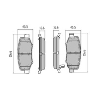 RDA EXTREME H/DUTY REAR BRAKE PADS FOR JEEP WRANGLER JK 2.8L 3.8L 2007 ONWARDS