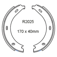 RDA REAR HANDBRAKE SHOE SET FOR MERCEDES-BENZ SPRINTER W904 1998-2006 R2025
