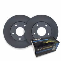 FRONT DISC BRAKE ROTORS+ PADS for Jeep Grand Cherokee WK 3.0TD 3.6L 5.7L 2010 on