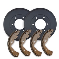 REAR BRAKE DRUMS + BRAKE SHOES for Holden Rodeo RA 2WD *LOW RIDE* 254mm 2002-07