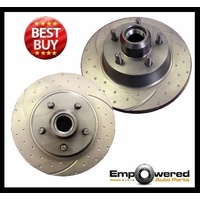 FRONT DISC BRAKE ROTORS FOR LAND ROVER RANGE ROVER 2.7TD 297MM 2004-05 RDA7012