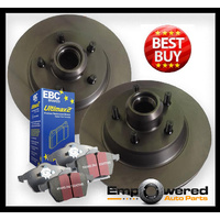 REAR DISC BRAKE ROTORS + PADS for Citroen C4 Grand Picasso 1.6TD 2.0TD 2007 on
